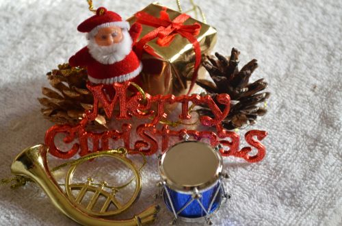 Kalėdos,  Šventė,  Ornamentas,  Apdaila,  Medis,  Santa,  Būgnas,  Ragas,  Kalėdų Papuošalai (C)