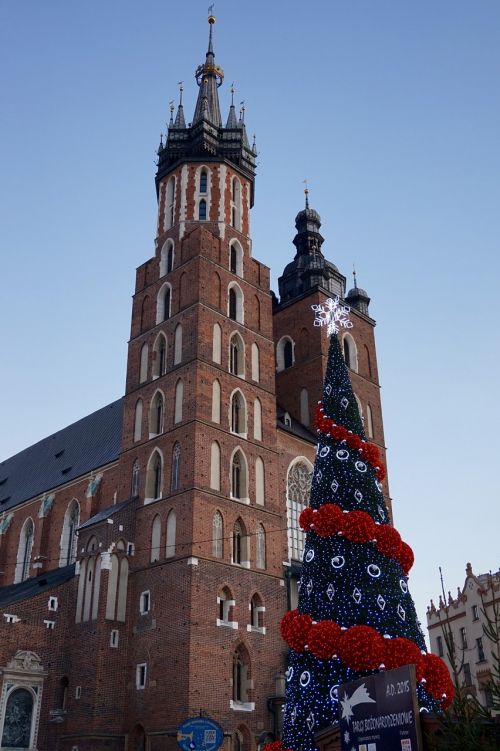 Kalėdų Eglutė, Kraków, Atostogos, Bažnyčia