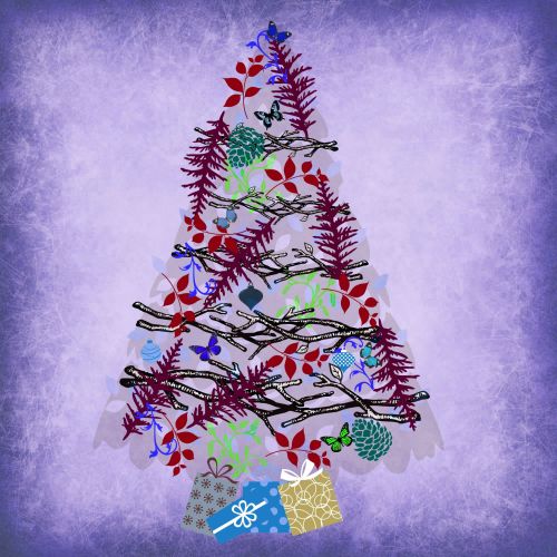 Kalėdos,  Xmas,  Violetinė,  Medis,  Kalėdos & Nbsp,  Medis,  Šventė,  Ornamentas,  Piešimas,  Vaizdas,  Kalėdų Eglutė