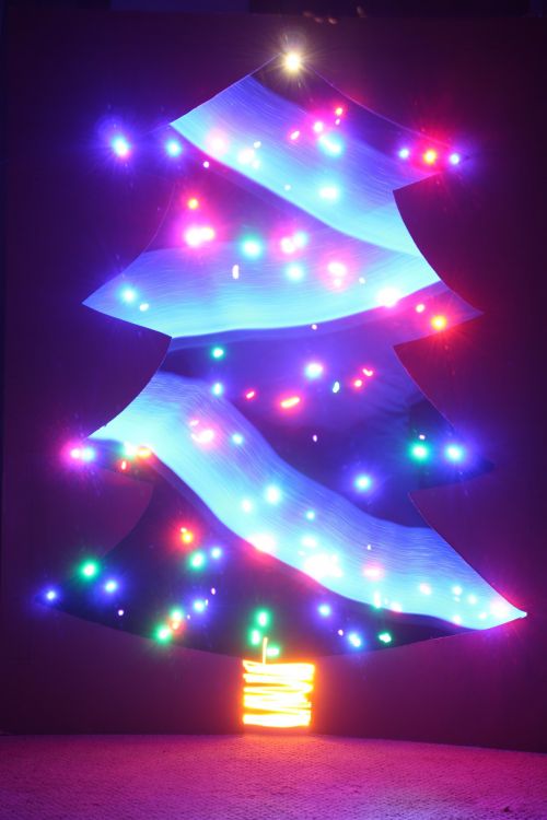 Kalėdos,  Medis,  Šviesa,  Dažymas,  Kalėdų Eglutės Šviesos Tapyba