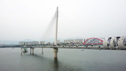 Chuncheon, Skywalk, Kraštovaizdis, Sojang Upė, Tiltas