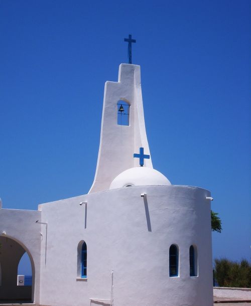 Bažnyčia, Ortodoksų Bažnyčia, Ortodoksas, Graikija, Mėlynas, Balta, Kelionė, Šventė