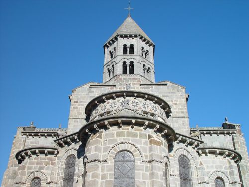 Bažnyčia, Romanas, Romaneško Meno, Romaniškoji Bažnyčia, Auvergne