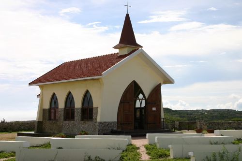 Bažnyčia, Architektūra, Karibai, Aruba, Tyla, Atsipalaiduoti
