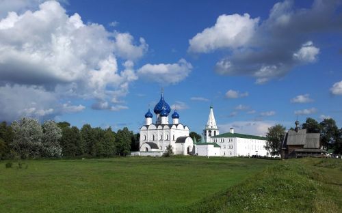 Bažnyčia, Суздаль, Istorinė Architektūra, Rusija, Krikščionybė, Gimimo Katedra, Suzdal Kremlius