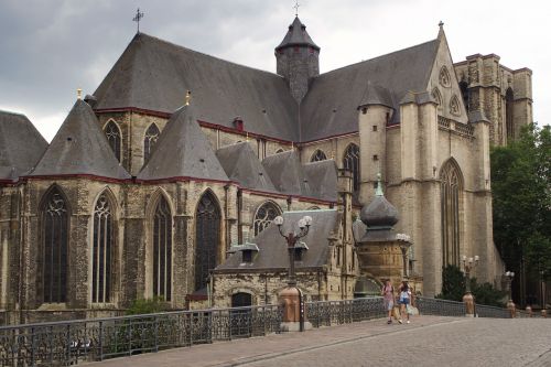 Bažnyčia, Santa Michael, Gent, Belgija, Architektūra