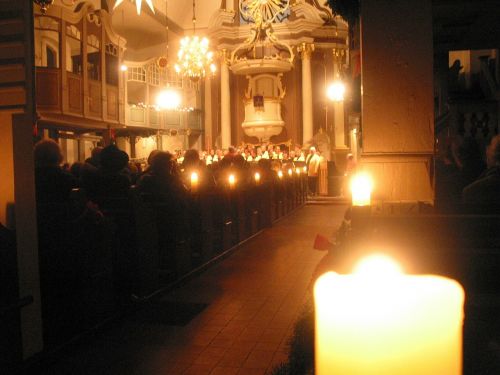 Bažnyčia, Malda, Žvakės, Kalėdos