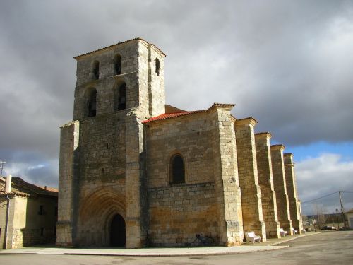 Bažnyčia, Burgos, Viduramžiai, Ispanija, Villadiego