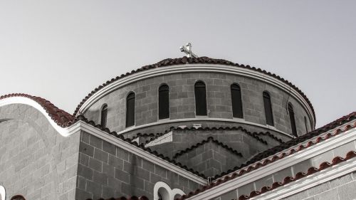 Bažnyčia, Kupolas, Architektūra, Ortodoksas, Kipras, Paralimni, Ayios Georgios
