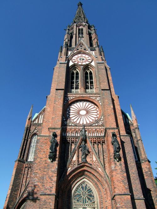 Bažnyčia, Bokštas, Architektūra, Pastatas, Religija, Dangus, Bremerhaven, Senas