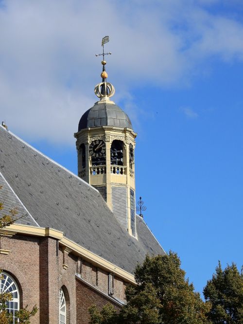 Bažnyčia, Bokštas, Holland, Nyderlandai, Pastatas, Architektūra