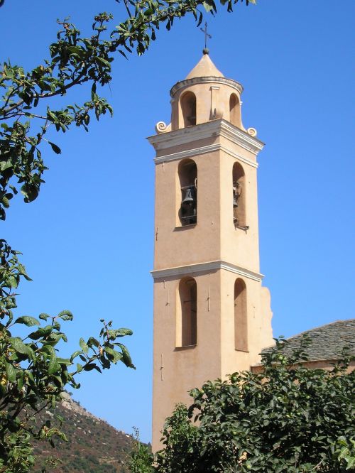 Bažnyčia, Kampanelis, Korsikietis, Santa Reparata Di Balagna, Kaimas, Balagne