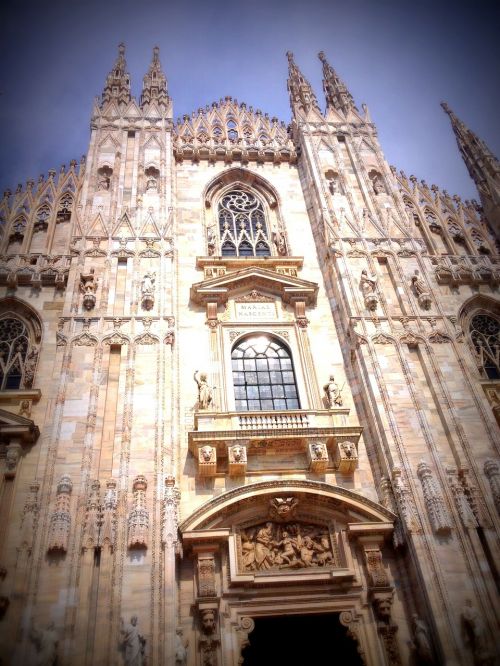 Bažnyčia, Milanas, Italy, Architektūra, Pastatas, Orientyras, Ispanų, Miestas, Istorinis, Architektūros Dizainas, Struktūra, Turizmas, Dizainas, Religija, Katedra, Krikščionybė, Religinis, Garbinimas, Gotika