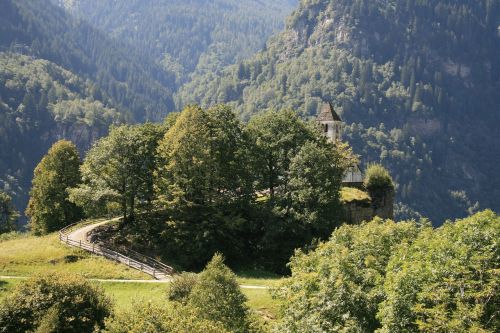 Bažnyčia, Ticino, Bergdorf, Toli, Medžiai, Miškas, Žalias, Šveicarija
