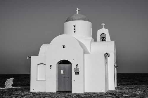 Bažnyčia, Juoda Ir Balta, Kipras, Religija, Architektūra, Turizmas, Protaras, Ayios Nikolaos