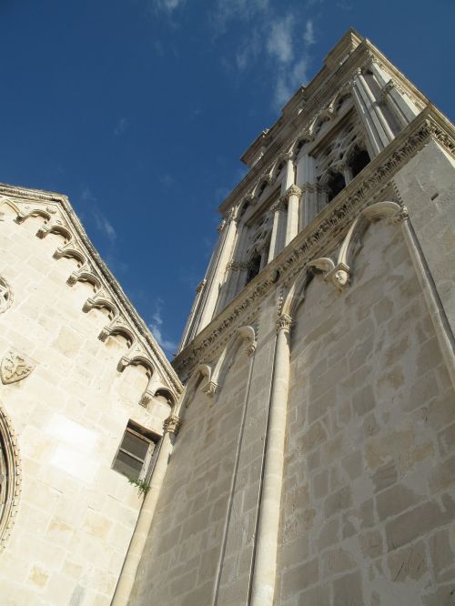 Bažnyčia, Trogiras, Kroatija, Bokštas, Adrijos Regionas, Unesco, Architektūra, Viduramžių