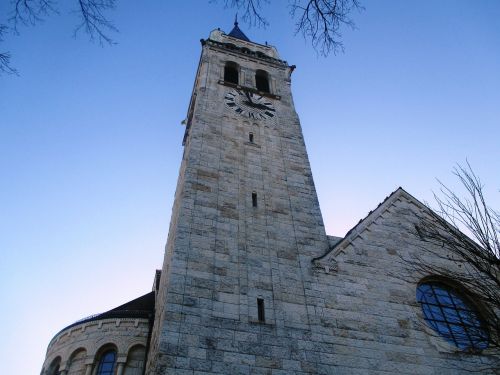 Bažnyčia, Bokštas, Architektūra, Laikrodzio Bokstas, Bažnyčia Schlossberg, Romanshorn, Šveicarija