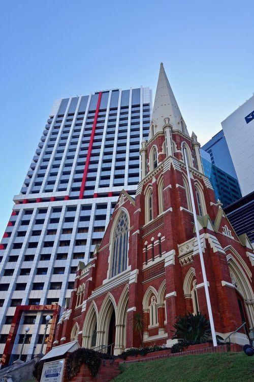 Bažnyčia, Bokštas, Dangoraižis, Architektūra, Istorinis, Brisbane, Miesto, Bokštas, Pastatas, Miesto Panorama