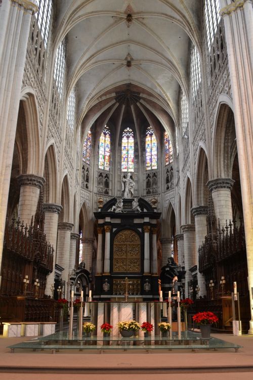 Bažnyčia, Saugyklos, Tikėjimas, Religija, Architektūra, Mechelen, Altorius