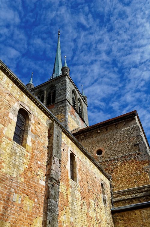 Bažnyčia, Payerne, Romanesque, Šveicarija, Abatija, Senas, Architektūra, Viduramžiai, Dangus