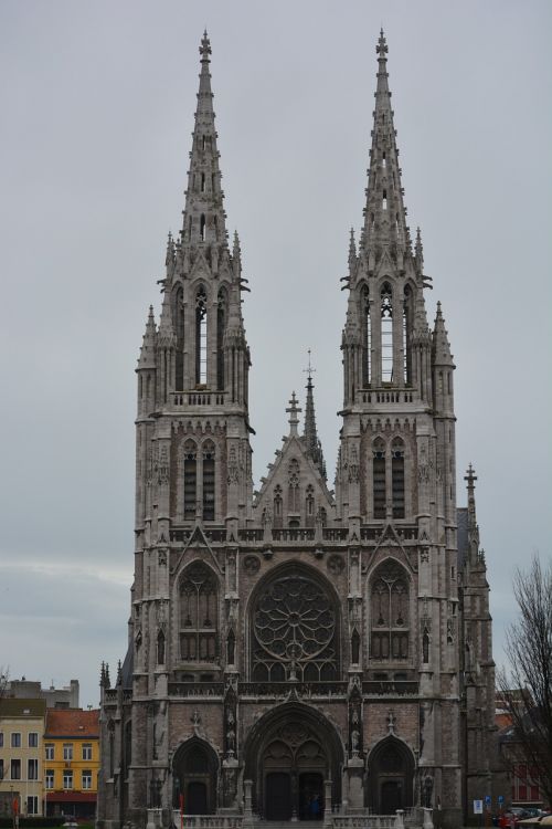 Bažnyčia, Oostende, Katedra, Bokštai