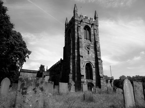 Bažnyčia, Derbyshire, Kapinės