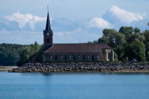 Bažnyčia, Ežeras, Vanduo, Gamta