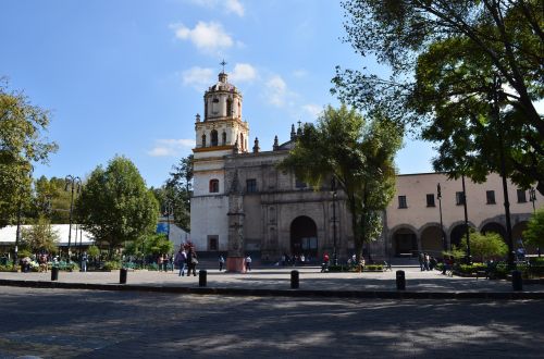 Bažnyčia, Coyoacan, Meksikas