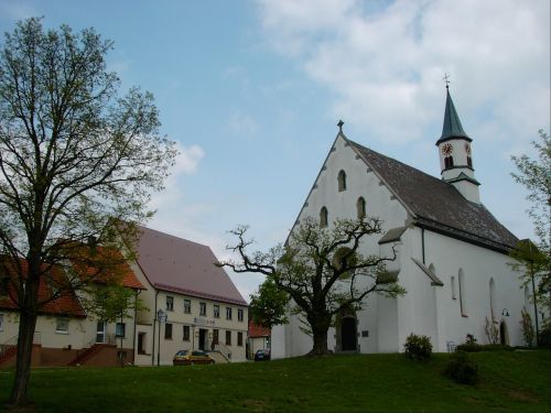 Bažnyčia, Raudonoji Bažnyčia, Langenau, Pastatas, Architektūra, Bokštas, Dangus