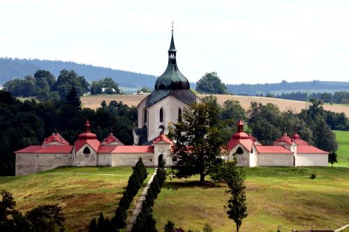 Bažnyčia, Santini, Unesco, Žvaigždė, Žalias Kalnas, Žďár Nad Sázavou