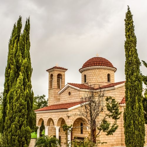 Bažnyčia, Religija, Architektūra, Kiparisas, Peizažas, Krikščionybė, Ayia Paraskevi, Sotira, Kipras
