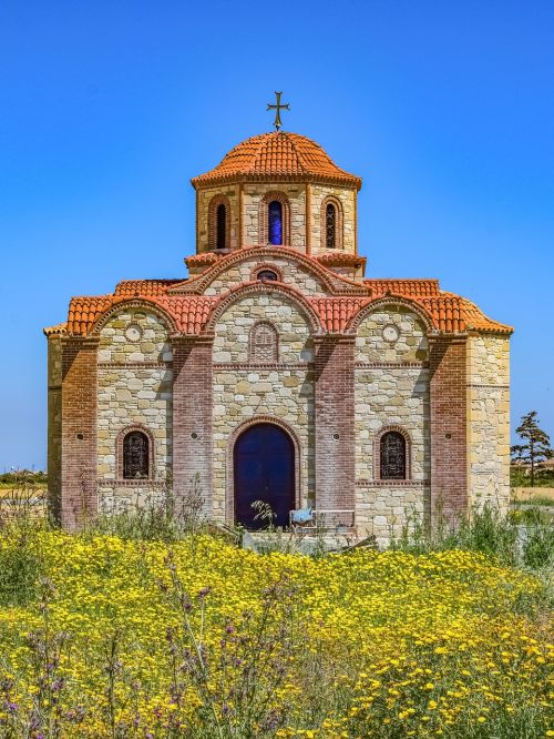 Bažnyčia,  Architektūra,  Religija,  Ortodoksas,  Krikščionybė,  Pavasaris,  Perivolija,  Kipras,  Be Honoraro Mokesčio