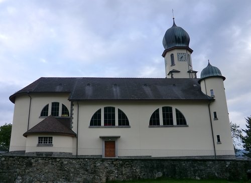 Bažnyčia,  Seelisberg,  Šveicarija,  Kelionė,  Religija,  Architektūra,  Metai,  Bažnyčios Pastatas