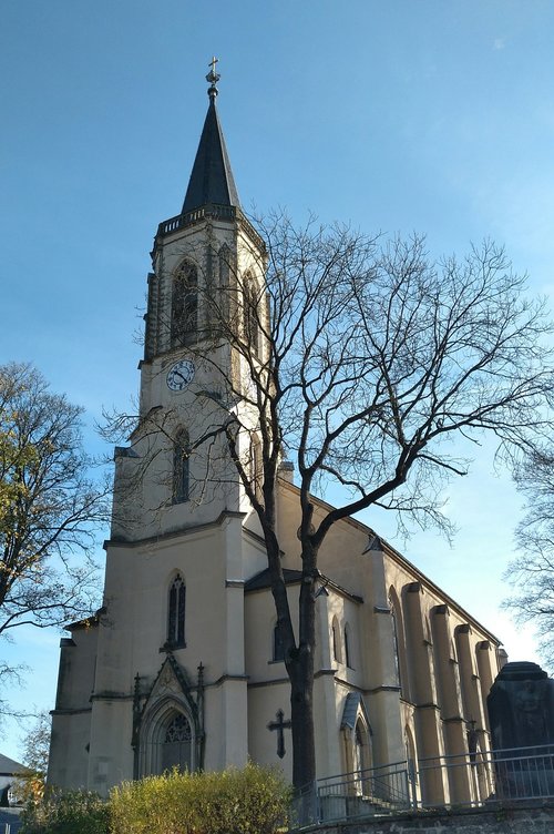 Bažnyčia,  Neuhausen,  Ore Mountains,  Religija