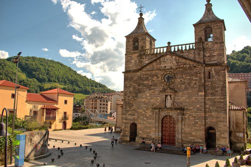 Bažnyčia,  Kraštovaizdis,  Žmonių,  Asturias,  Ispanija