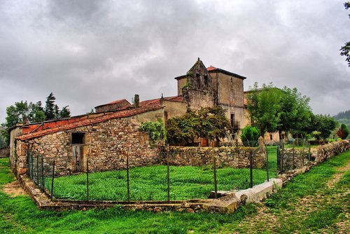 Bažnyčia,  Kraštovaizdis,  Pobūdį,  Asturias,  Ispanija