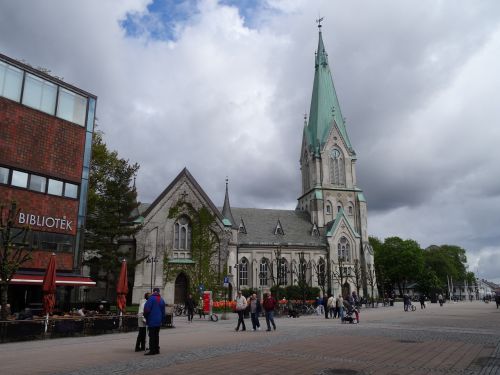 Bažnyčia, Debesys, Pastatas, Kirsti, Katedra, Norvegija