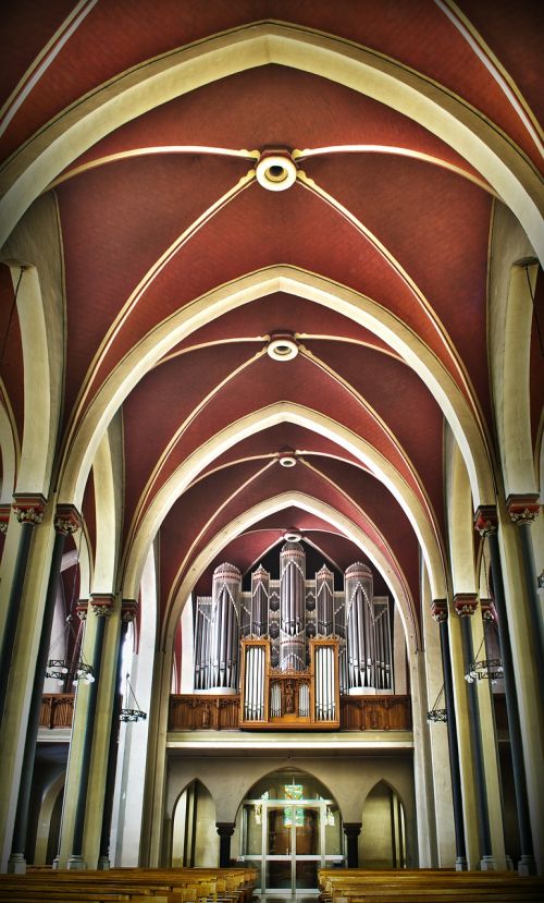 Bažnyčia, Organas, Nave, St, Jakobas, Vokietija