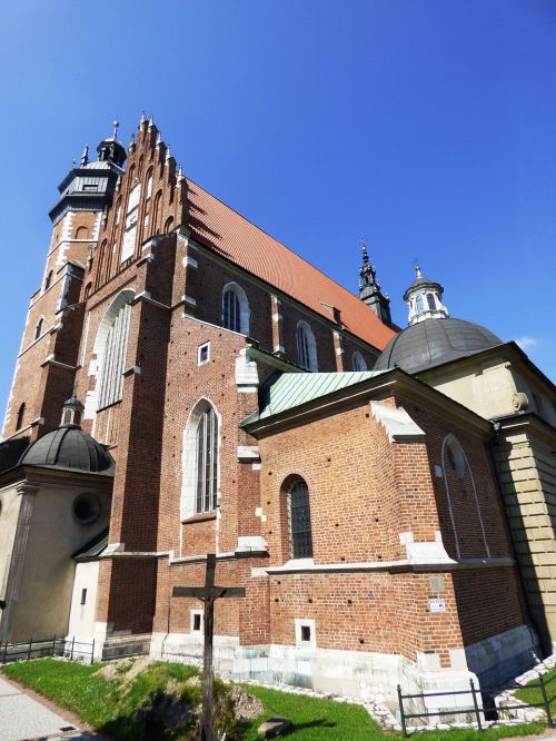 Bažnyčia, Kazimierz, Kraków, Paminklas, Pastatai, Architektūra, Lenkija, Pastatas, Sakralinis, Turizmas, Plyta