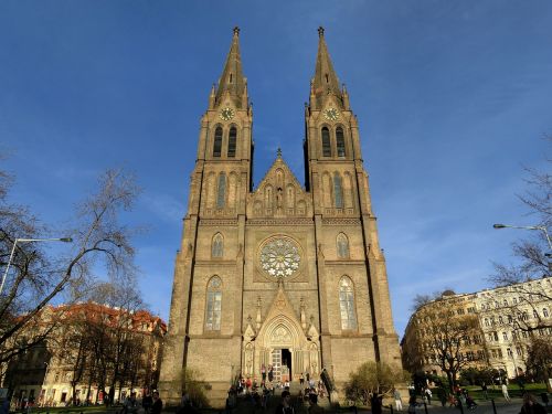 Bažnyčia, Prague, Pastatas, Istoriškai, Ruduo, Gotika