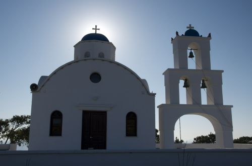Bažnyčia, Graikija, Mėlynas