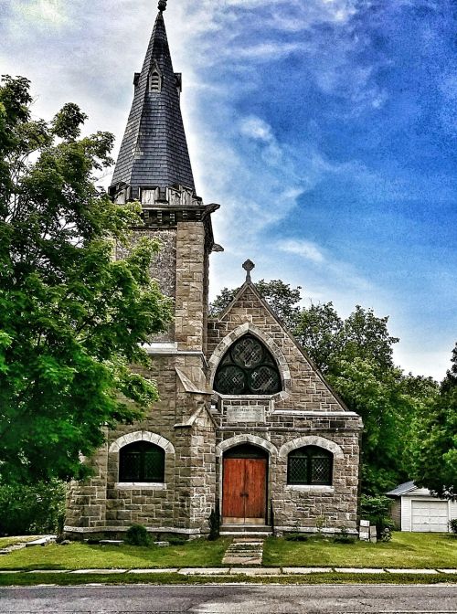Bažnyčia, Akmuo, Pastatas, Architektūra, Champlain, Istorinis