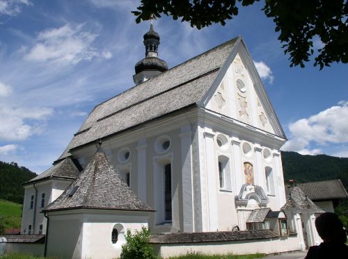 Bažnyčia, Bavarija, Chiemgau, L Rank, Vasara