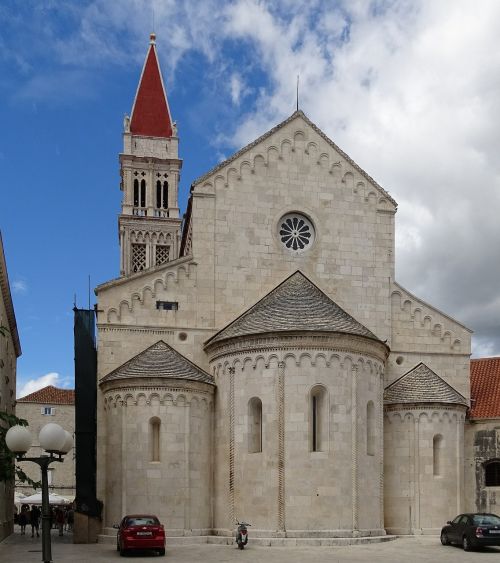 Bažnyčia, Trogiras, Kroatija, Bokštas, Unesco, Europa, Pastatas, Istoriškai