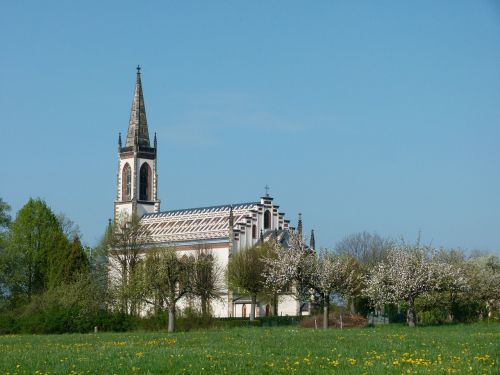 Bažnyčia, Leutersdorf, Katalikų, Garbinimo Namai, Stogo Ornamentai