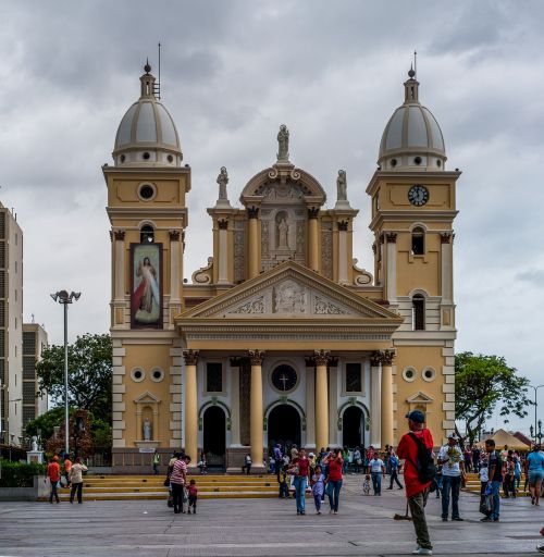 Bažnyčia, Bazilika Chikvinquira, Pastatas, Venezuela, Plaza, Miestas, Architektūra, Kvadratas