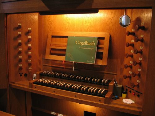 Bažnyčia, Organas, Organų Bankas, Instrumentas, Klaviatūra, Bažnytinis Organas, Muzika
