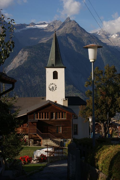 Bažnyčia, Kultūra, Valais, Alpių, Šveicarija
