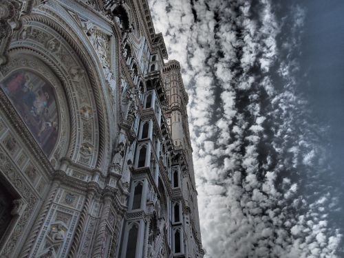 Bažnyčia, Florencija, Dangus, Italy