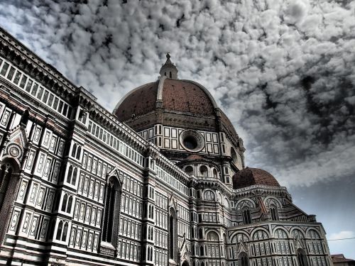 Bažnyčia, Dom, Katedra, Pastatas, Architektūra, Florencija, Dangus, Italy